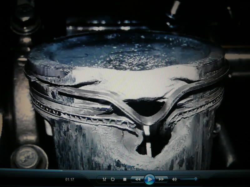 pic of melted piston