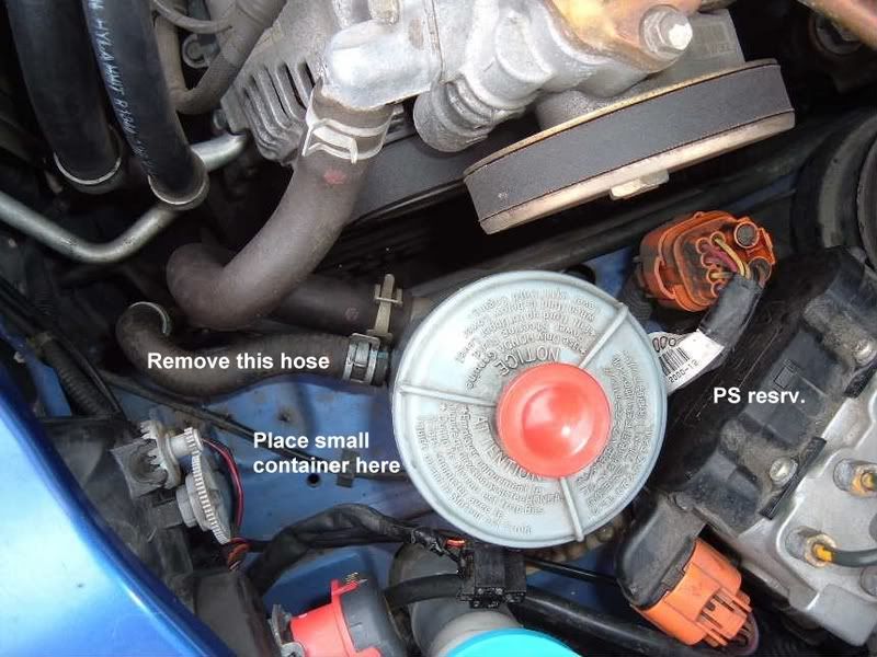 2002 Honda civic power steering fluid change #3