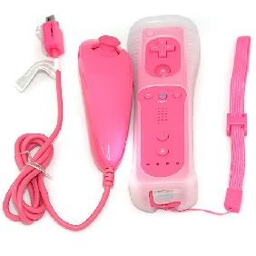 wii mote pink rose motion nintendo