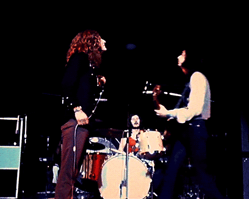 led gif photo: Led Zeppelin LedZeppelin-PlantandPageconcert.gif