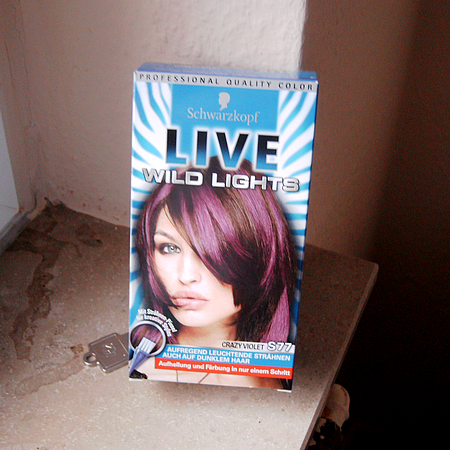 purple hair dye