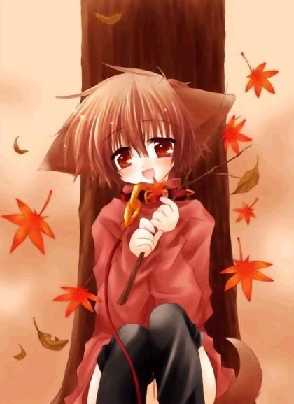 hinataness.jpg Pet Inu with Autum Leaves image by Alexes789