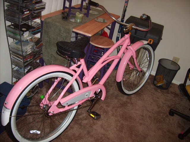 dyno kosmopolitan pink beach cruiser