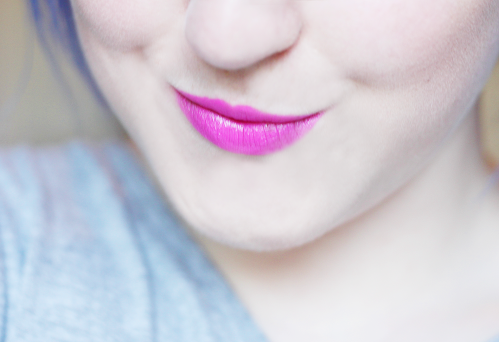 A picture of Kiss Cosmetics Kisstick in Toxic Kiss swatch