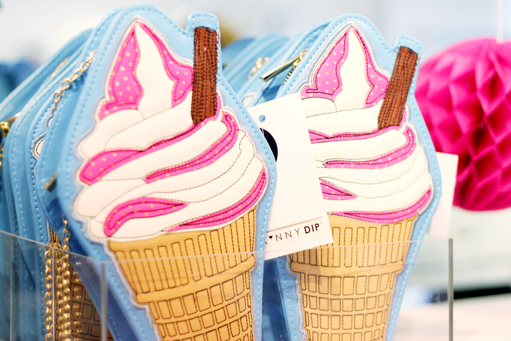 skinnydip london ice cream clutch bag