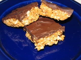 Crunchy Peanut Butter Chocolate Bars