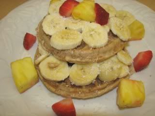 Banana Stacker Waffles