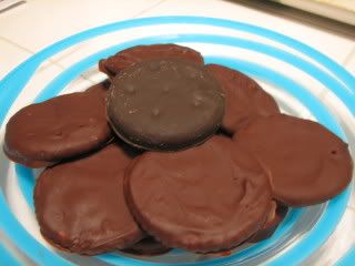 Mock Thin Mints with the real deal