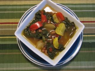 Black Eye Collard Green &amp; Sausage Soup