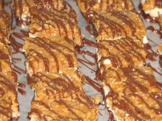 Home Made Samoas Up Close