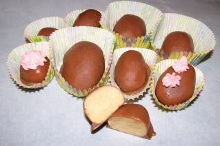 Chocolate Covered Peanut Eggs