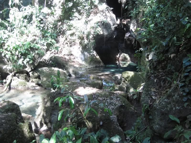 Entrance to the ATM cave