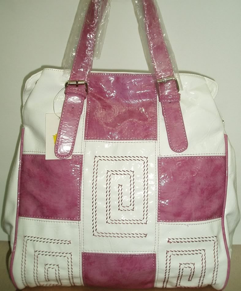 Red and White handbags