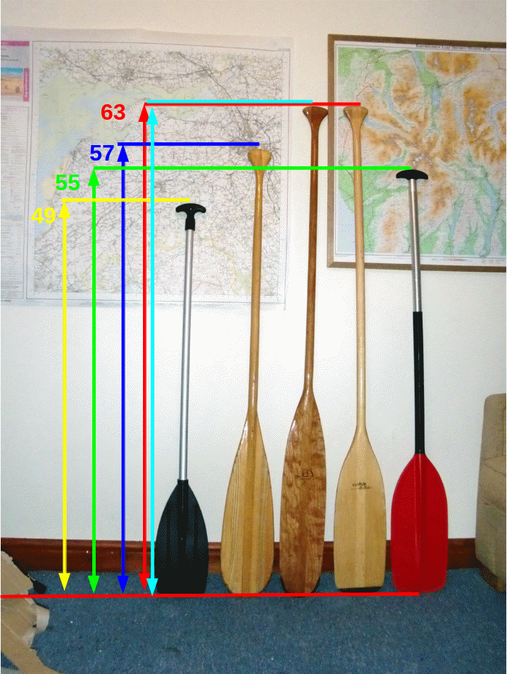 Paddle length