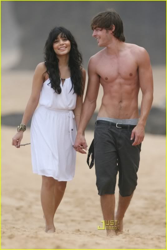 zac efron and ashley tisdale in hawaii