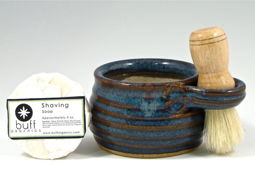 RSE and Buff Organics Shaving Mug and Soap Collab Auction:: Floating Blue