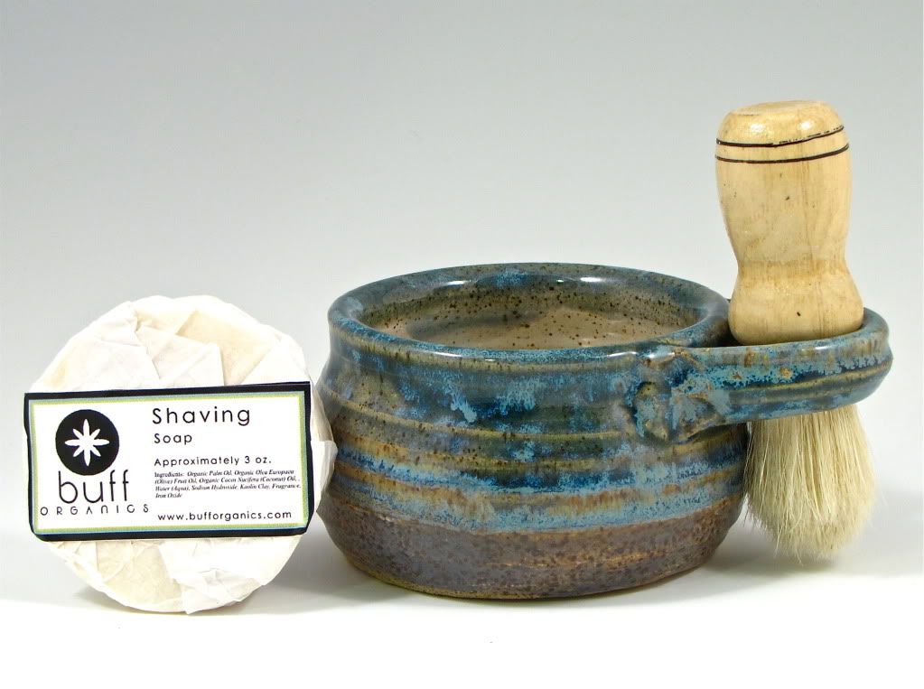 RSE and Buff Organics Shaving Mug and Soap Collab:: Tidepool