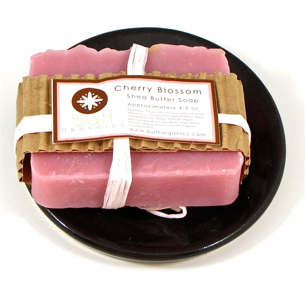 RSE and Buff Organics Soap Dish and Cherry Blossom Soap Collab