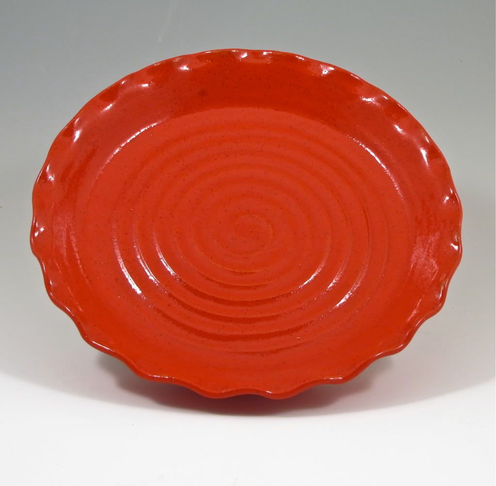 RSE pie plate in red
