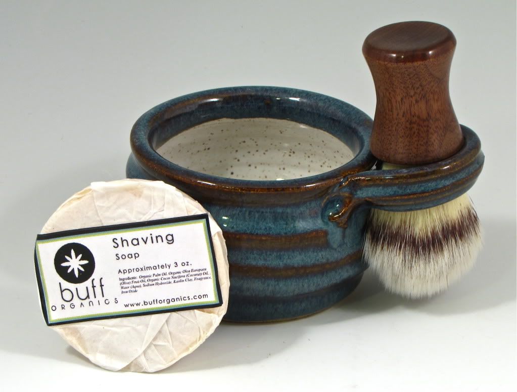 Thornbush Pens, Buff Organics & RSE Collab: Shave Mug kit