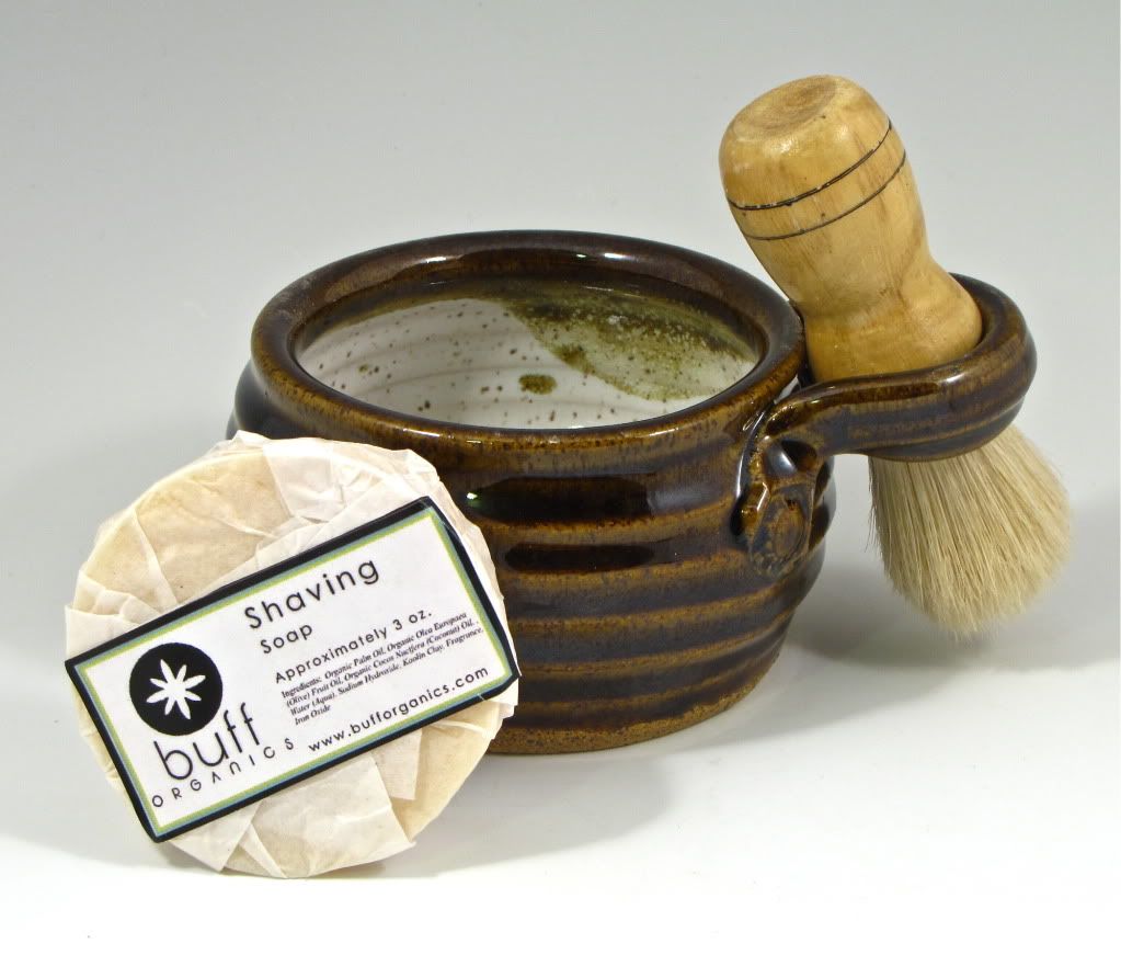 Buff Organics & RSE Collab: Coffee Shave Mug and soap