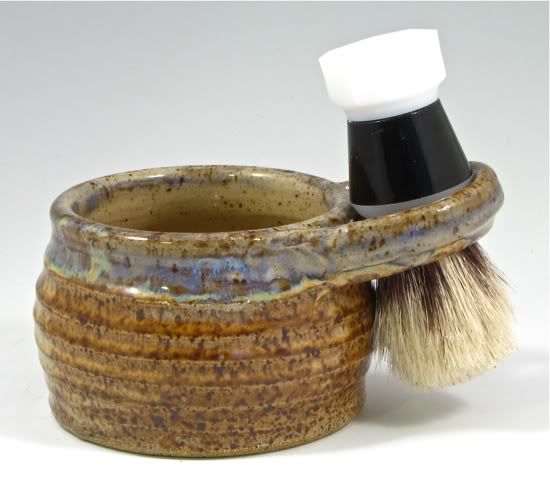 Shaving Mug and Soap by Alioop and Rising Sun Earthworks