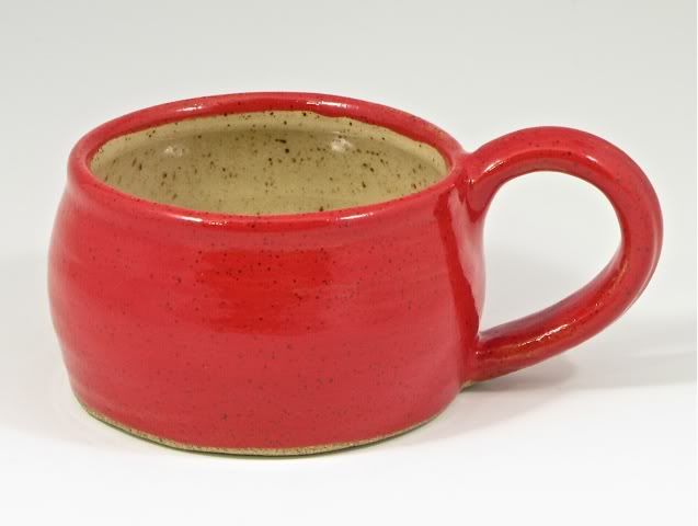 "I don't know if there'll be snow, but have a cup of cheer!"  Red Child's mug