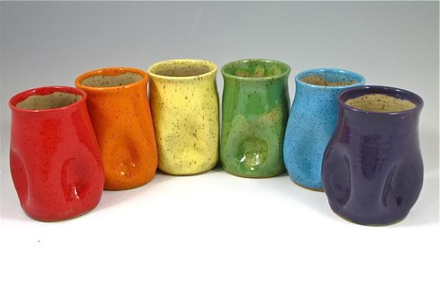 New!  ADULT Squishy Cups in Rainbow by RSE