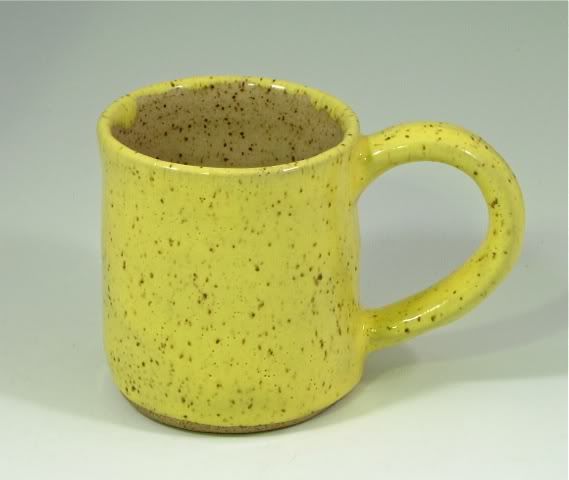12 ounce mug in bright yellow