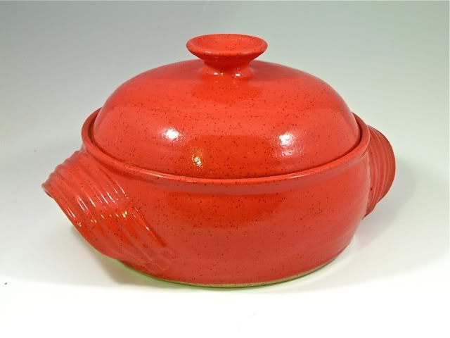 Covered Casserole in Red