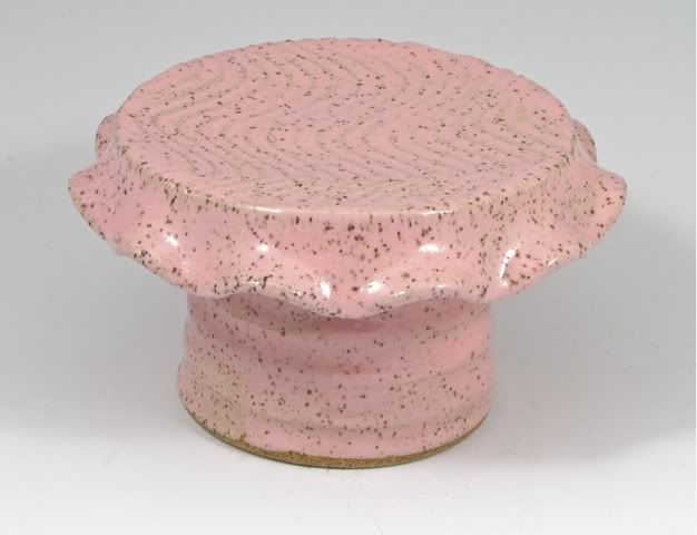 Cupcake Pedestal in Pink-  Too Cute!