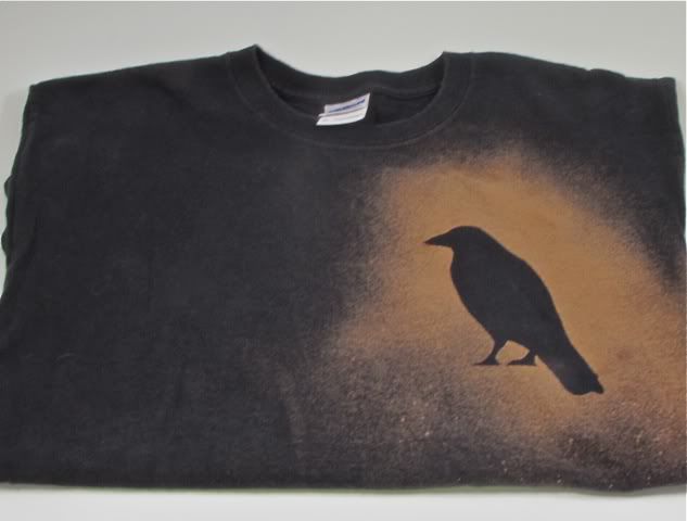 Raven Shirt:  Youth XL and Adult Medium