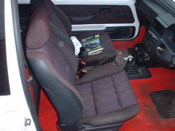 peugeot 106 rallye interior. S1 106 rallye interior