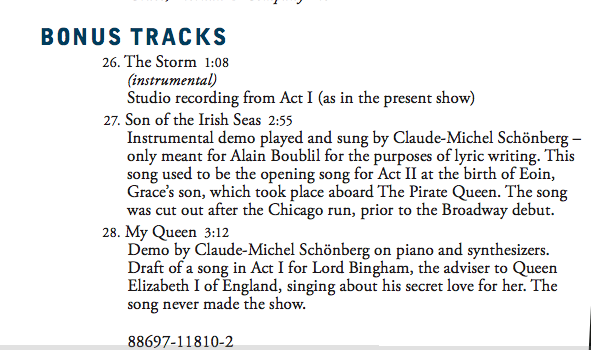 re: Pirate Queen on iunes