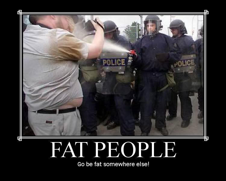 fat people posters. The MOTIVATIONAL POSTERS
