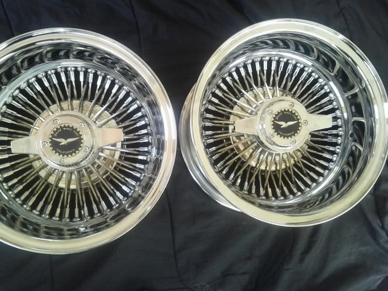 ZENITH OF CALIFORNIA NEW 13X7 72 SPOKES ALL CHROME W STAINLESS SPOKES