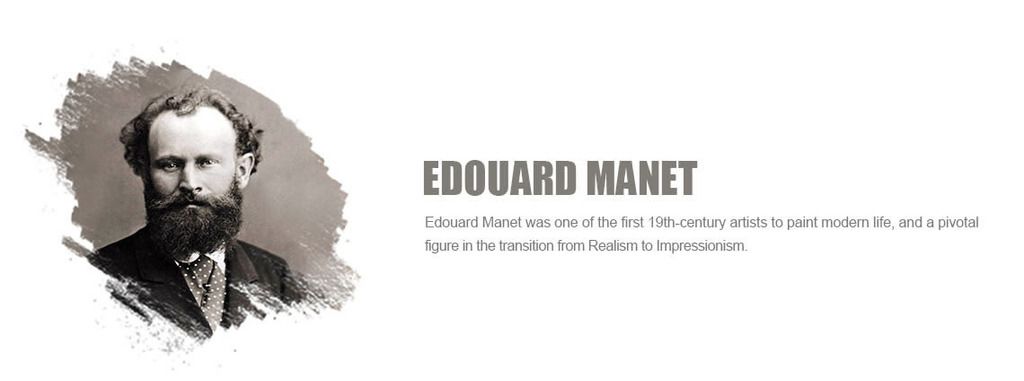 Edouard Manet?was one of the first 19th-century artists to paint modern life, and a pivotal figure in the transition from?Realism?to?Impressionism.