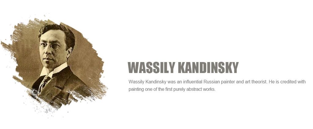 Wassily Kandinsky?was an influential Russian painter and art theorist. He is credited with painting one of the first purely?abstract?works.