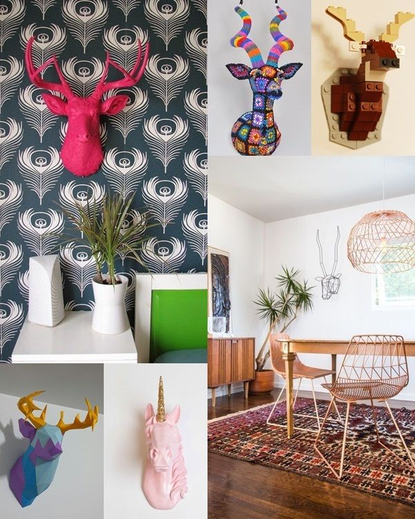 FAKE ANIMAL HEAD - DICAS DE DECORACAO, DIY, SALA E QUARTO FAKE ANIMAL HEAD - DICAS DE DECORACAO, DIY, SALA E QUARTO