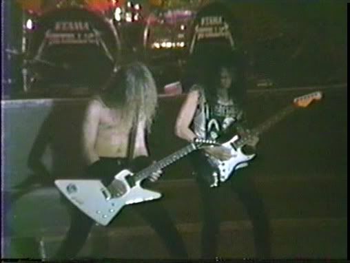 Metallica - Quebec, Canada 5-12-86 shot 2