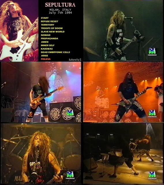 sepultura 94 milan italy