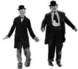 Laurel Hardy dancing animated gif fanfare dance Pictures, Images and Photos
