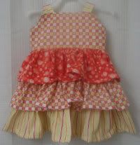 Ruffle Picnic Dress- Size 18 mo- Ready to Ship and Custom Size!