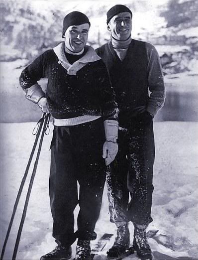 charlie and doug skiing Pictures, Images and Photos