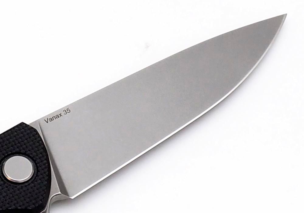 Shirogorov F3 VANAX35 G10 black folding knife w/ bearings Best Russian