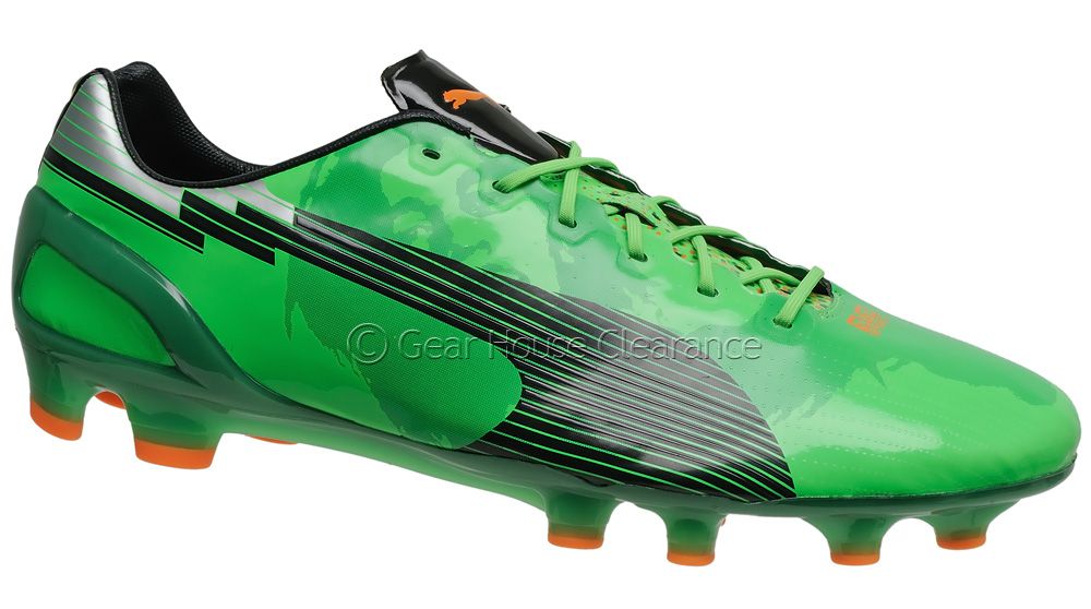 New PUMA EvoSPEED 1 C.M FG Soccer Cleats Mens Jamaica Marley Green