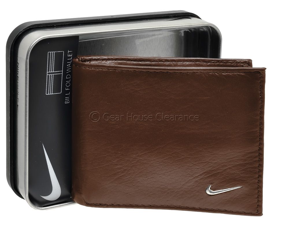 nike golf wallet leather