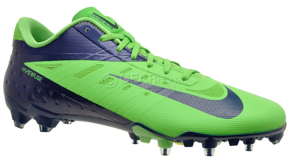 lime green nike football cleats