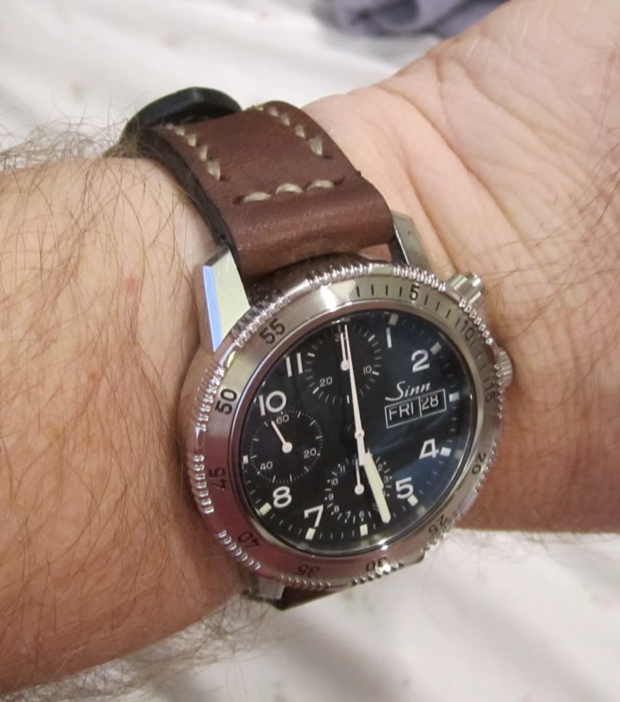 Black face watches on brown leather staps look odd to me WatchUSeek