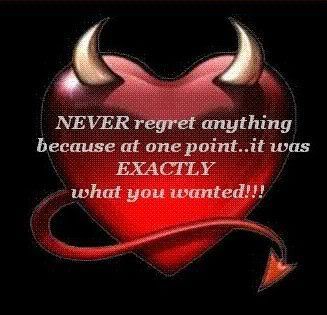 no regrets